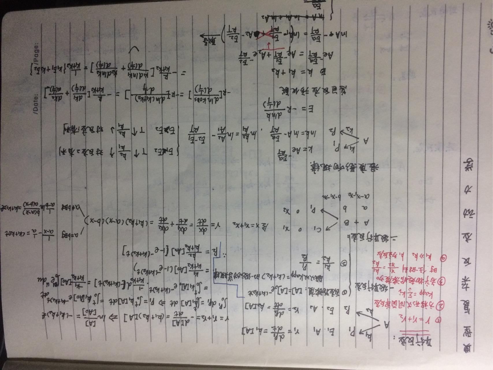 物理化学思维导图笔记二