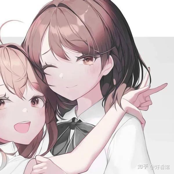 百合头像|攻受分明橘里橘气的百合头像|女女cp情侣头像|优质百合头像