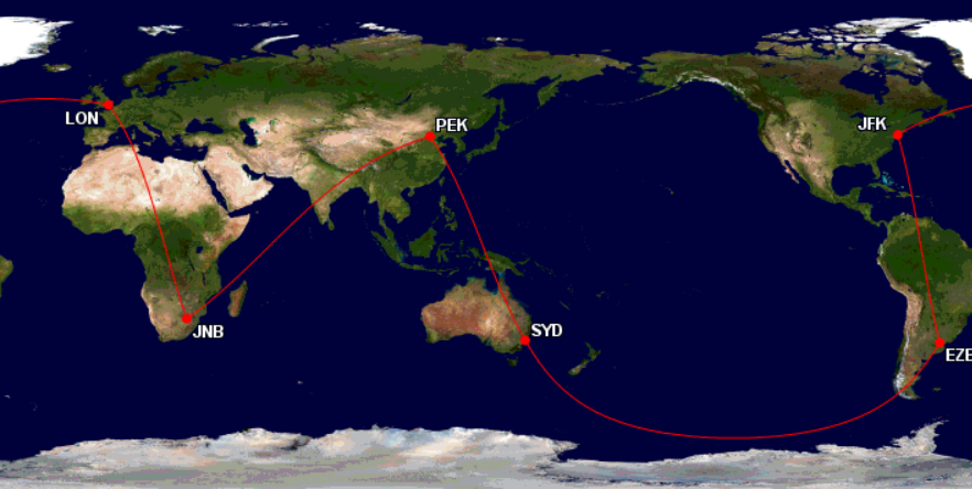 全球十大国际区域航空线