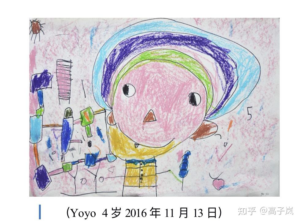 但由于不够自信她画的画所有事物和人物都非常小,整幅作品非常零散