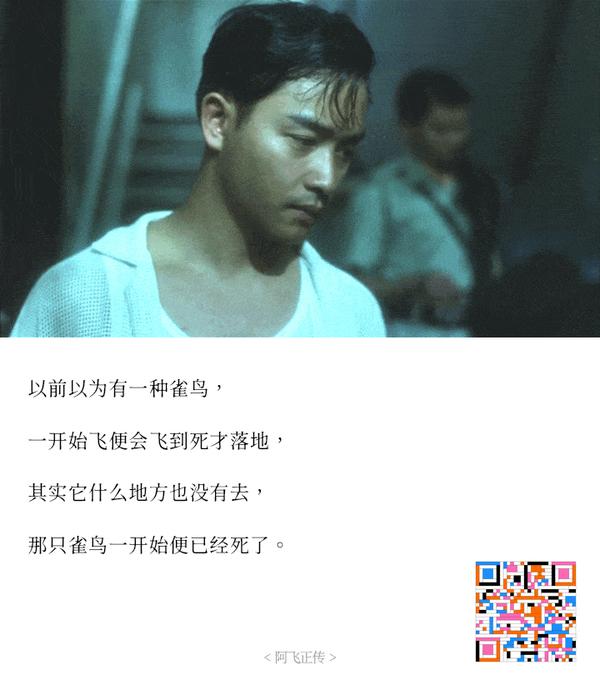 王家卫电影阿飞正传经典台词截图公众号电影台词精选