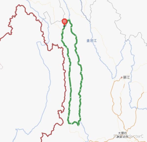 国道上2公里的距离,如果按照高德导航行驶,将绕路342公里 链接如下