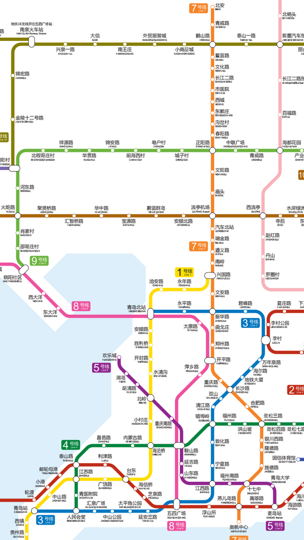 其实青岛站这个是在地铁与青岛火车站的换乘通道内…… 27.
