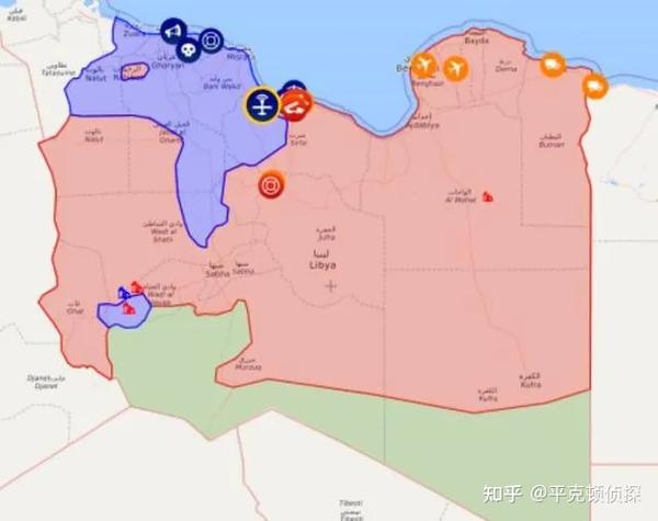 以至于一向以"北非保卫者"自称的利比亚的邻国埃及不得不宣布也将出兵