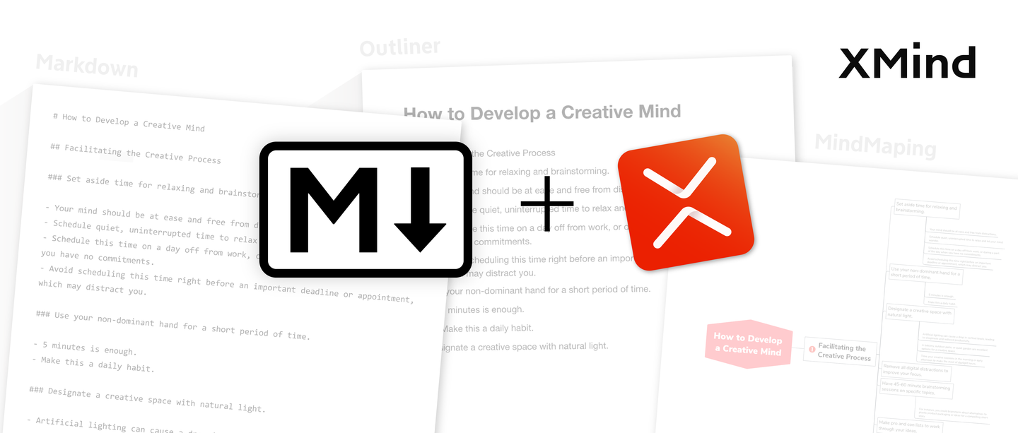 如何用markdown xmind搭建高效的写作工作流?