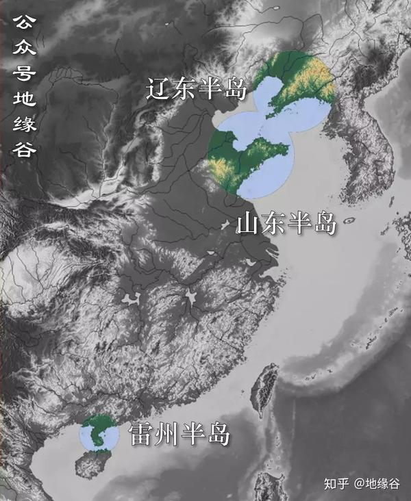 中国三大半岛