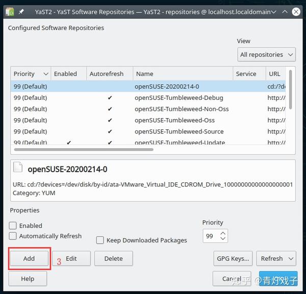 opensuse tumbleweed安装后配置(不定期更新)