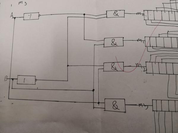 谁能告诉我二四译码器原理图是怎么画出来的,我不明白