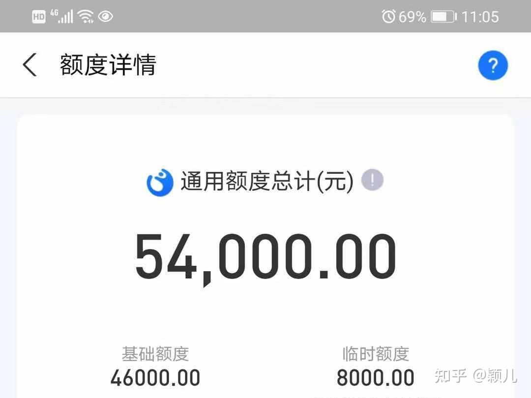 我的花呗固定额度4万5,临时额度8000,用了有5年了,还记得当初刚开通花