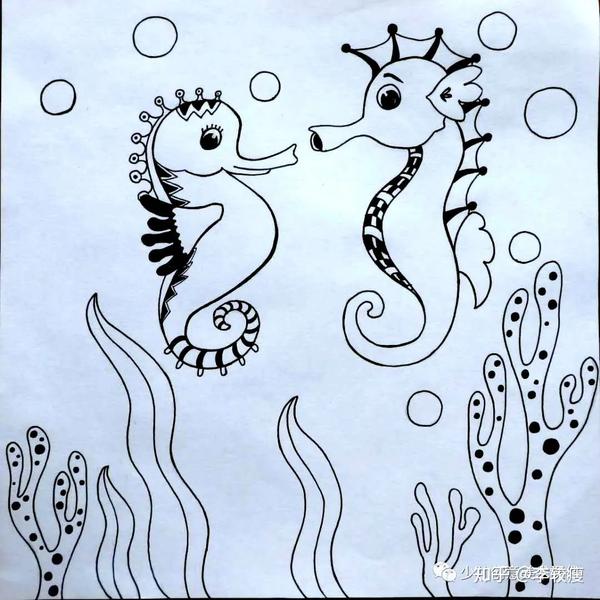 海马是刺鱼目海龙科暖海生数种小型鱼类的统称,是一种小型海洋动物