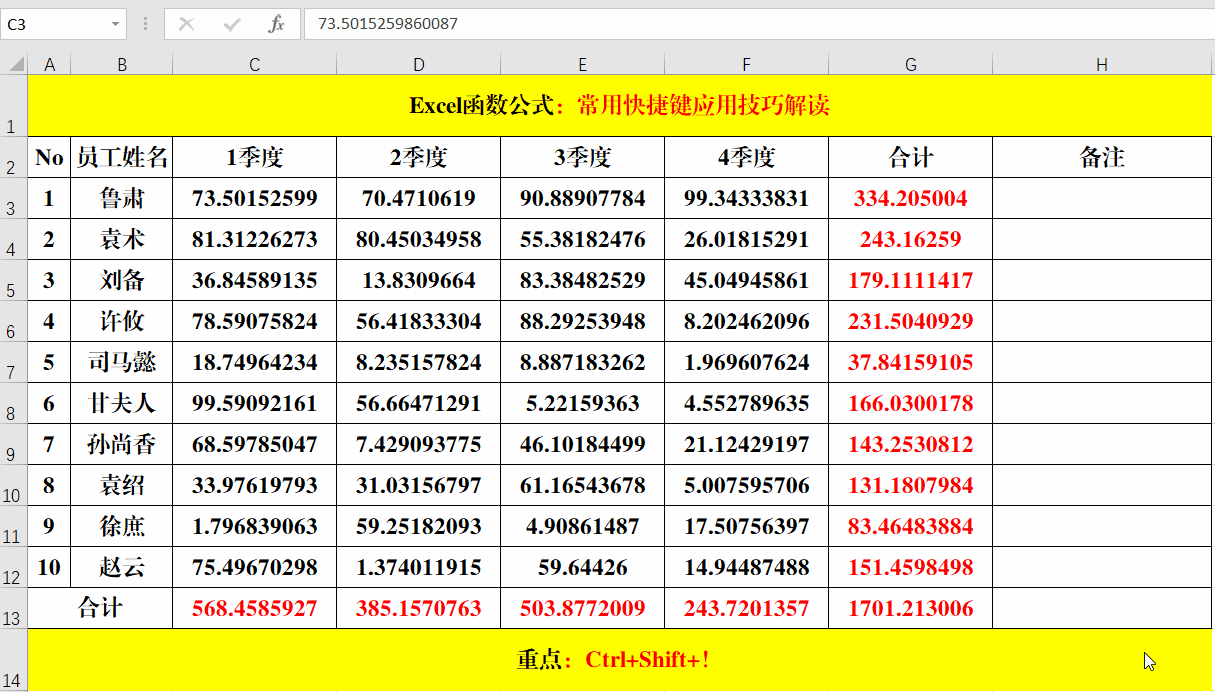快捷键:ctrl shift !