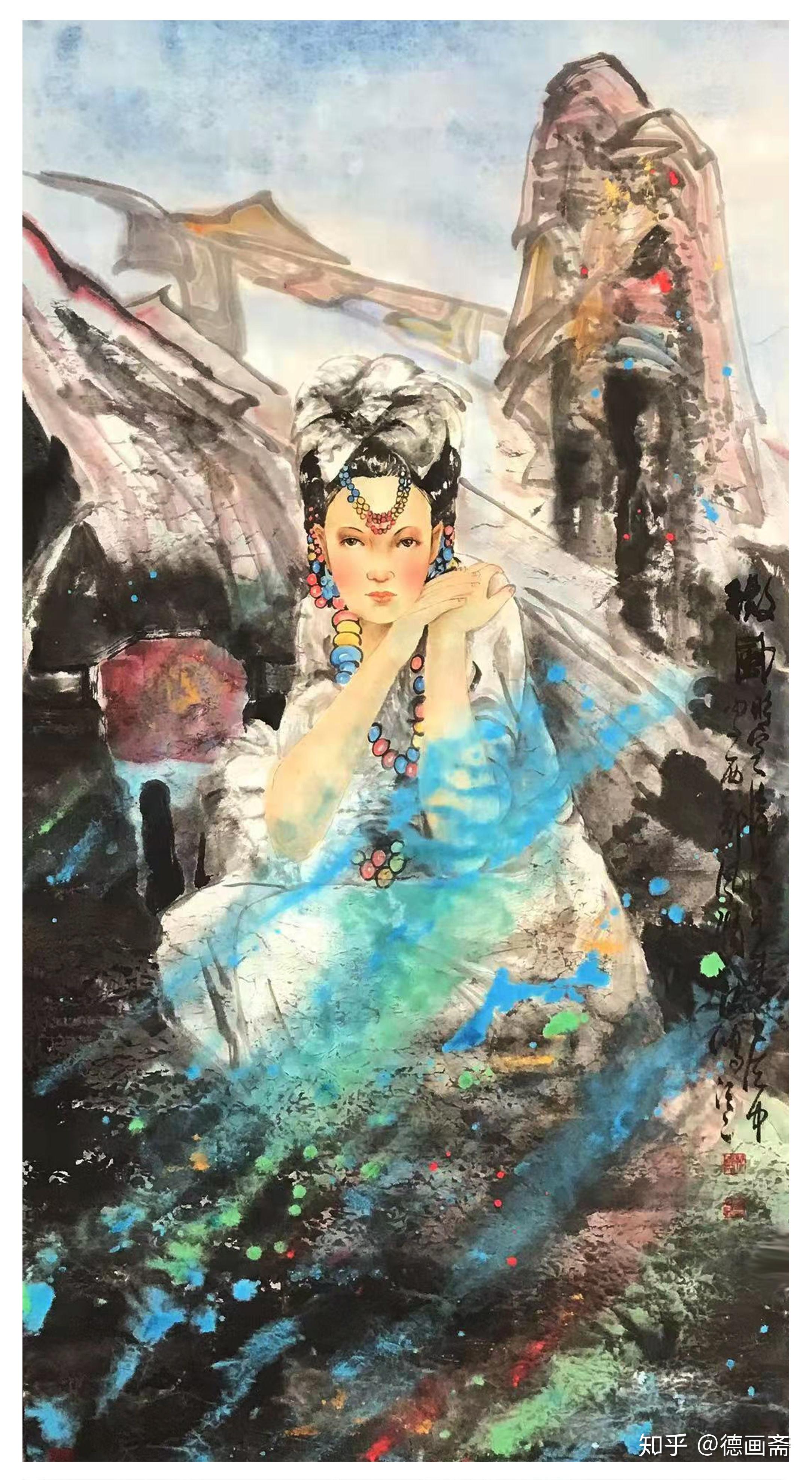 著名人物画家秦有田越是荒凉越精彩