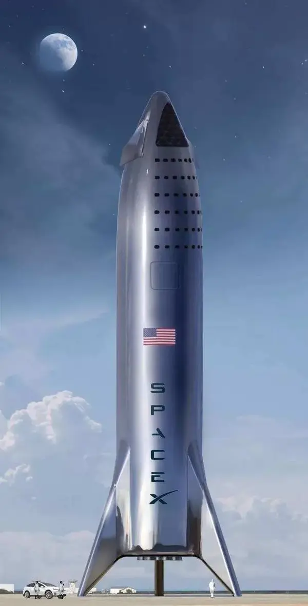 spacex下一代巨型火箭"星际飞船"想象图   https://www.geekwire.