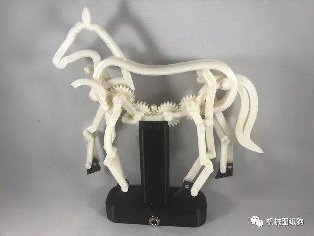 3d打印 可动的马型机构模型3d打印图纸 stl格式