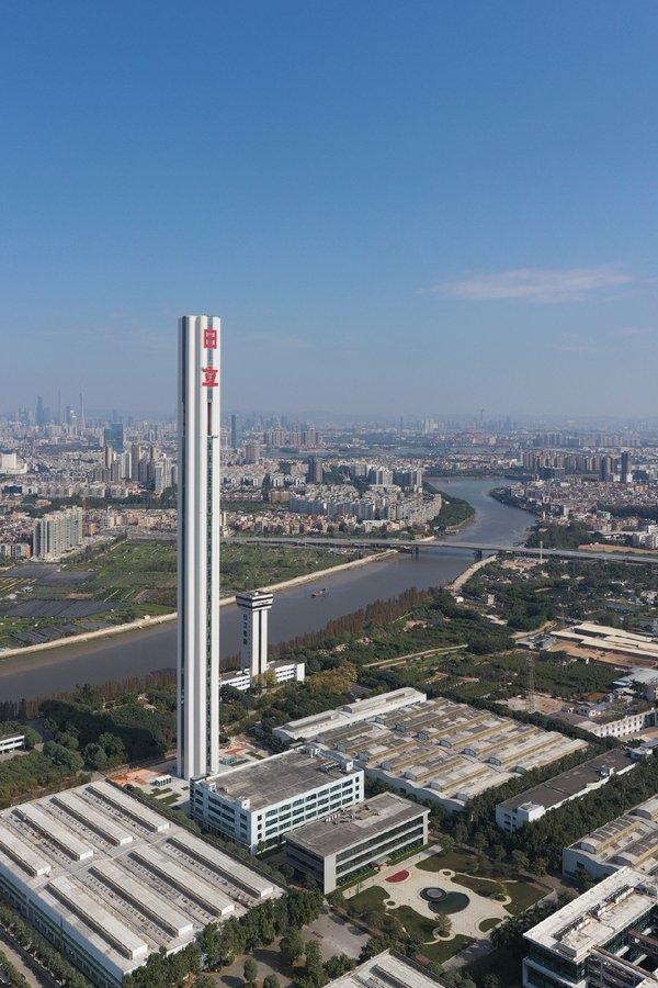 日立电梯"h1 tower"落成 刷新电梯试验塔新高度