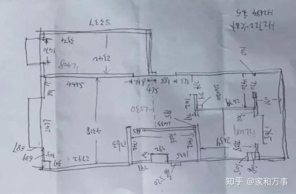 t t去翻这套图的资料,没想到还把我当初测量画的草图给保存下来了