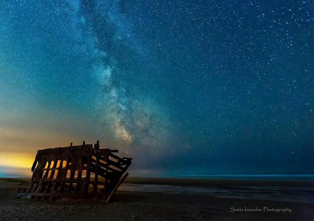 流星下许愿银河是爱的见证俄勒冈星空摄影活动召集
