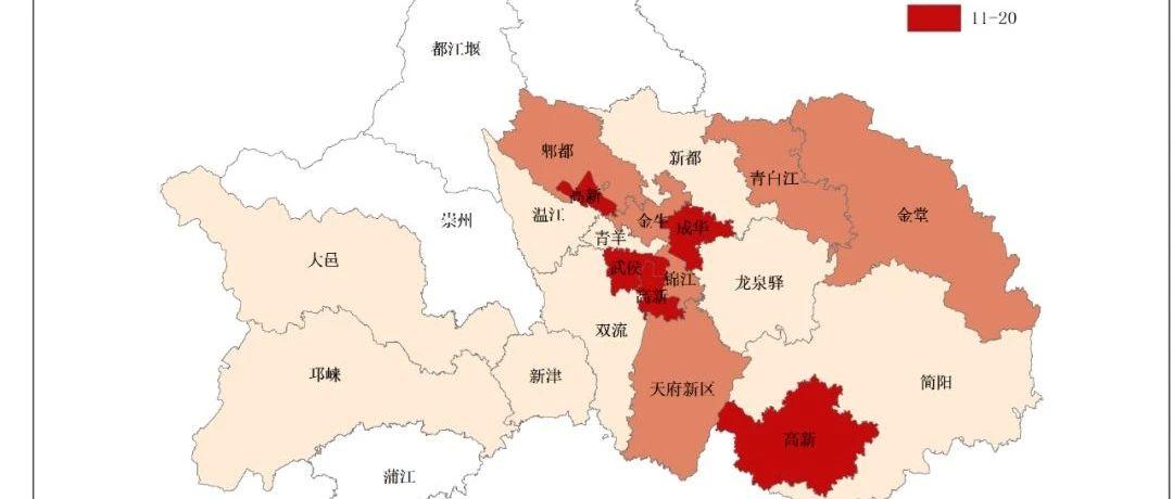 成都新增3例累计确诊123例最新疫情地图及分布情况如下