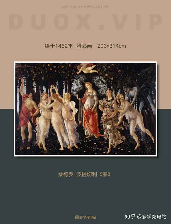 名画|《春》1482年 波提切利 赏析(内含超高清大图下载)