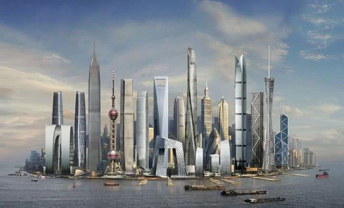 新上海前100高楼排行榜!全国前十高楼排行榜!