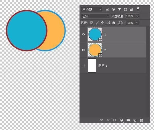 第三步,按住ctrl同时选中图层1,2,如图 第6步,选择路径选择工具,选中