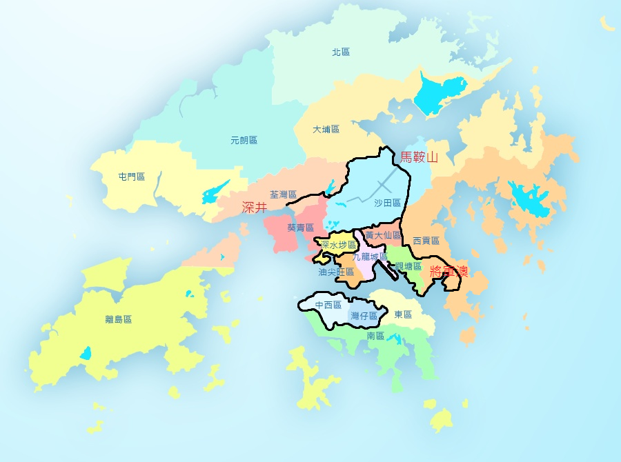 区域透视4香港各区楼价分布现象│脱苦海