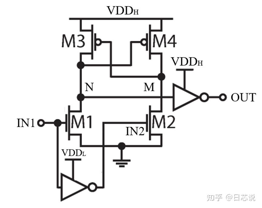 MOS晶体管级level shifter实用原理解析 知乎