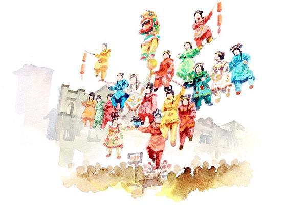 不容错过的飘色民俗 飘色是我国的一项古老民间艺术.