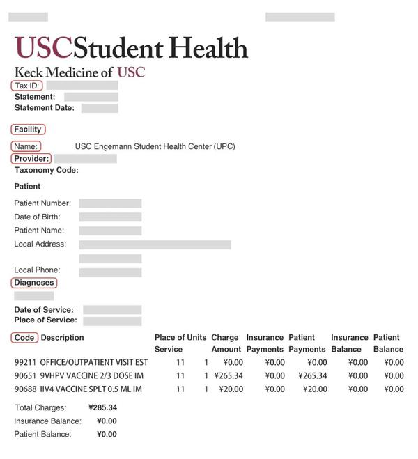 明细账单(itemized bill)介绍