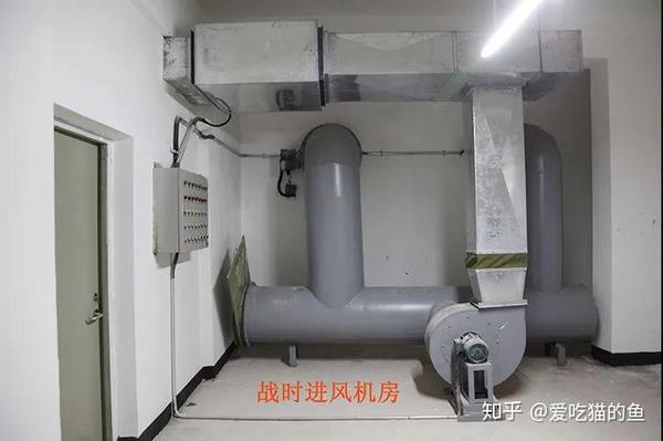 人防工程战时进排风口处连接的设备通常无法直接承受空气冲击波的