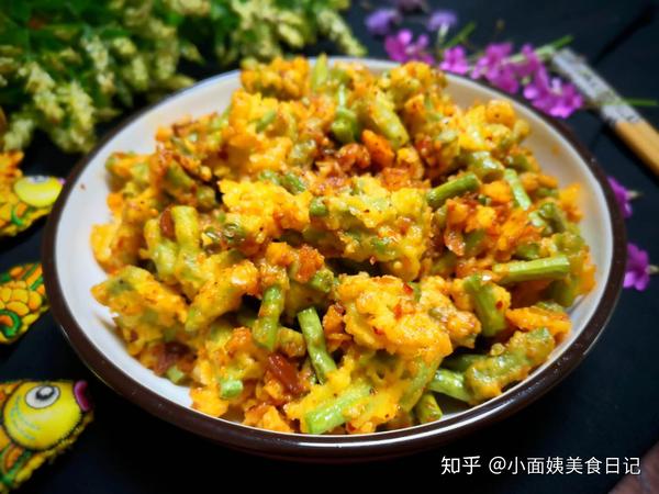 豆角炒鸡蛋