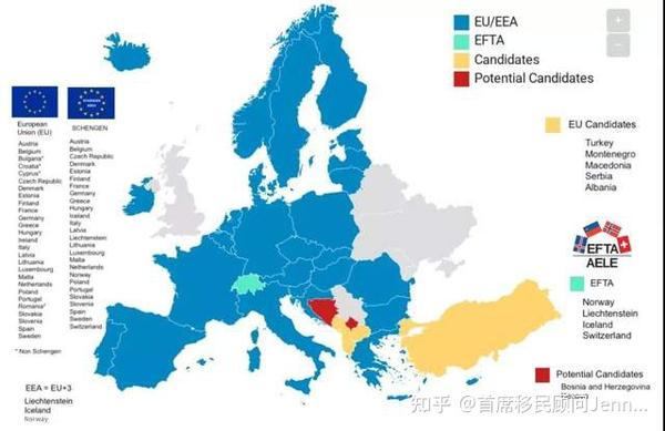 欧盟国家&欧元区&申根国&欧洲经济区,一篇文章给你捋清这些关系