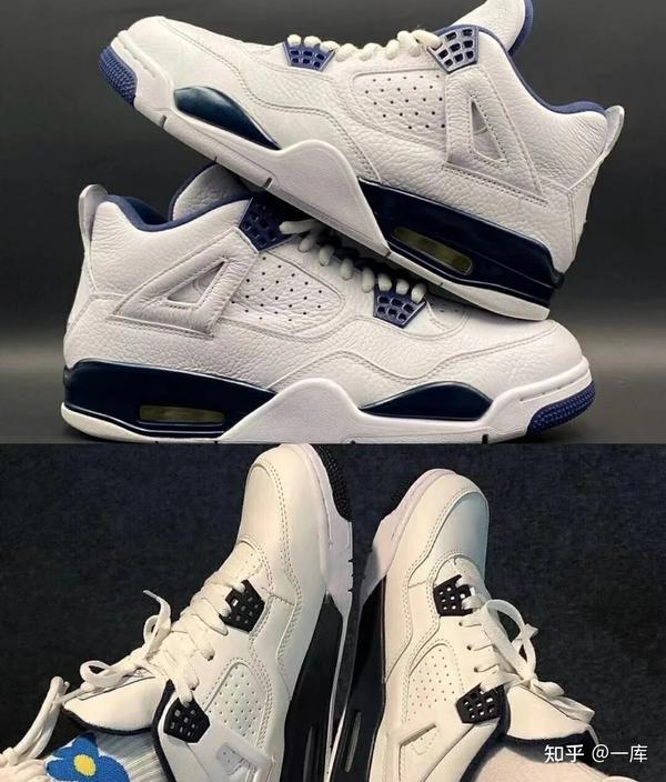 aj4哥伦比亚白蓝蛮小众的aj 喜欢这种简简单单的配色百搭而且耐看!