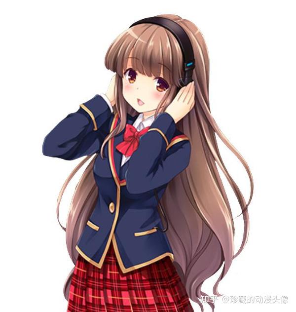 珍藏的动漫头像:校园风美图,活泼开朗的小仙女,对未来