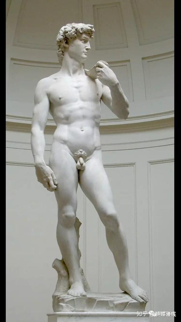 米开朗琪罗:《大卫》(david),雕塑,文艺复兴盛期风格(high