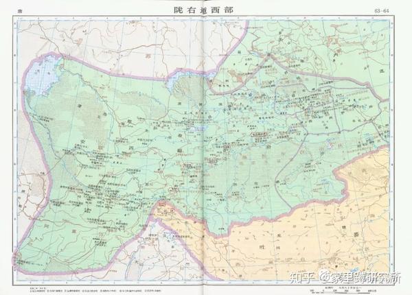安西都护府及小勃律方位图.图片来源于《中国历史地图集》