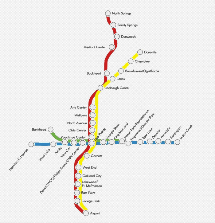 你每天坐地铁看到的线路图与真实地图之间的差距究竟有多大?