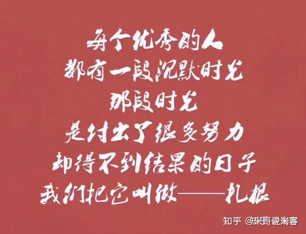 我们把它叫做-------- 扎根.