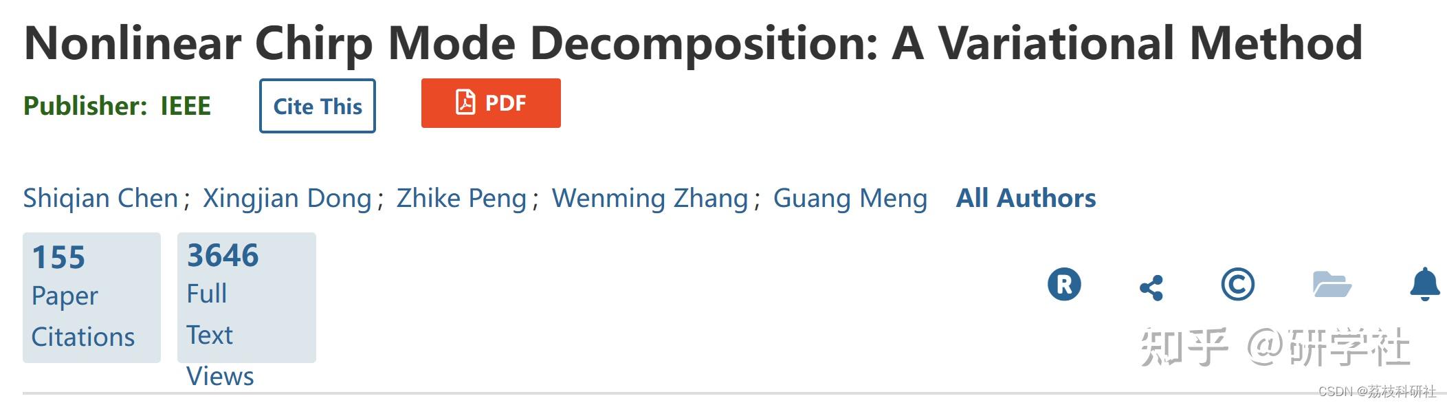 非线性线性调频模式分解具有交叉信号模式的色散信号的群延迟色散曲线估计和模式分离Matlab代码实现 知乎