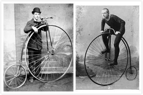 一百多年前有人骑着自行车