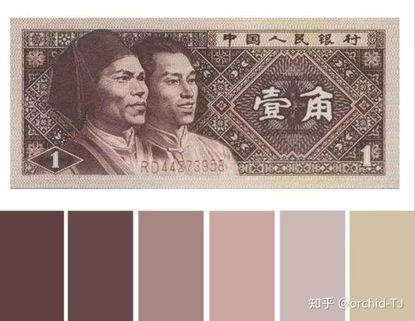 色卡分享人民币配色方案
