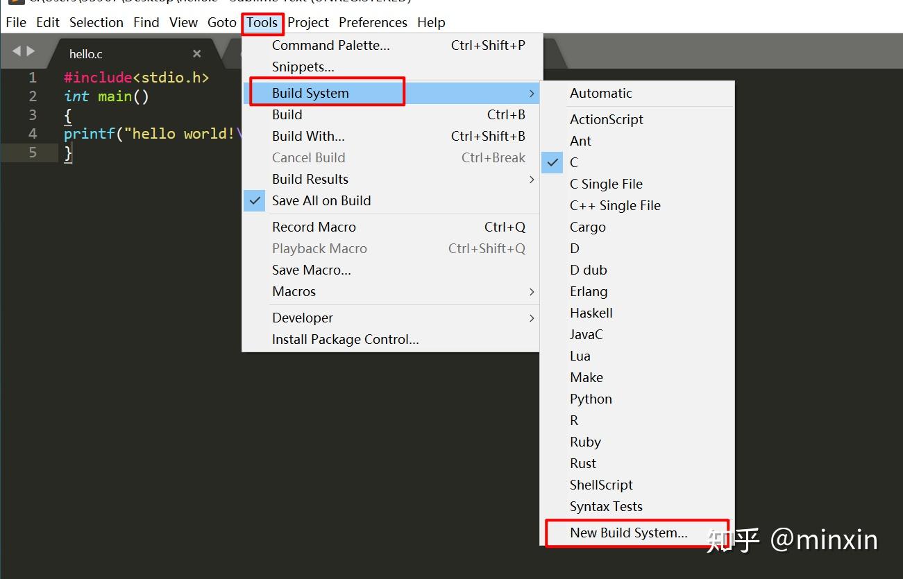 如何在sublimetext3中编译运行c程序
