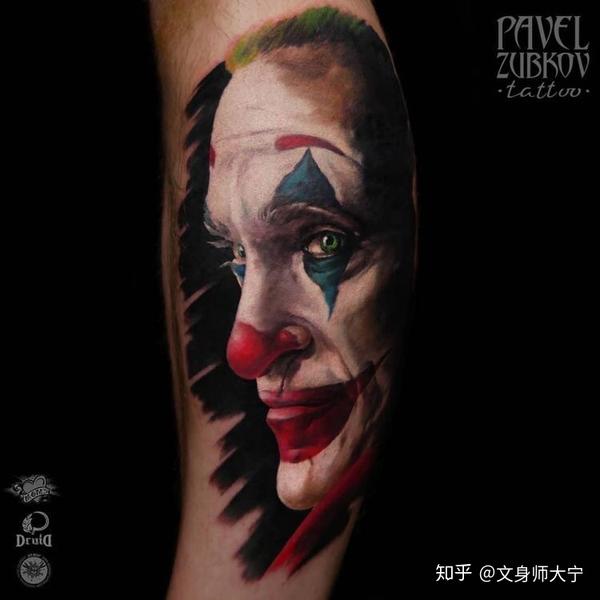 小丑文身 joker tattoo