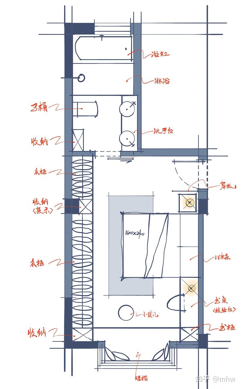 主卧室设计怎样利用率高