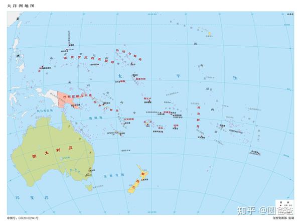 大洋洲地图