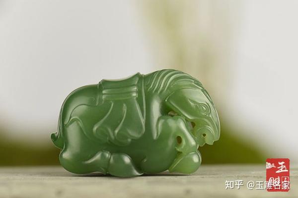 玉雕名家 侯富博 作品《唐马》