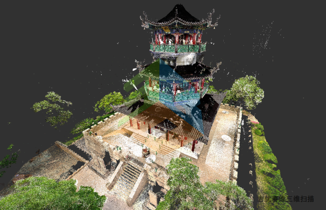 古建筑三维扫描建模历史建筑三维重建