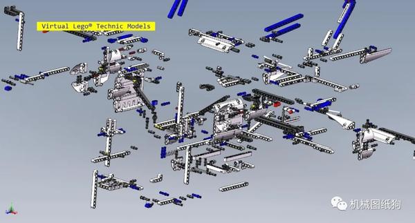 飞行模型42025lego货运飞机拼装模型3d图纸xt格式