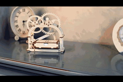 送给机械迷的纯手工拼装手摇风琴