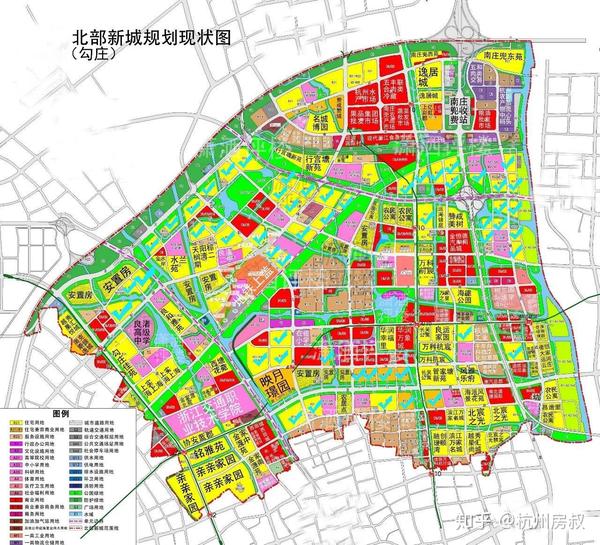 part 12 | 北部新城,仁和 ▲蓝色√为涉宅储备用地(底图来源:规划